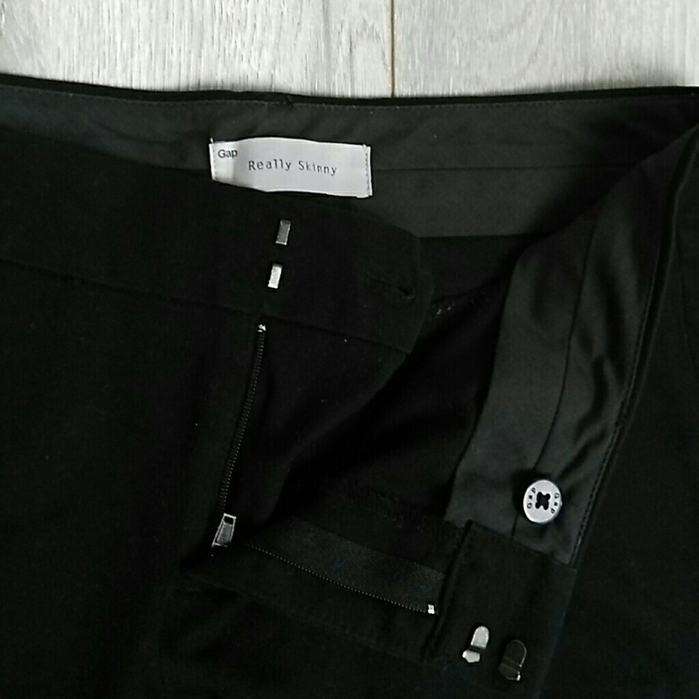 Gap really skinny 6p black pants